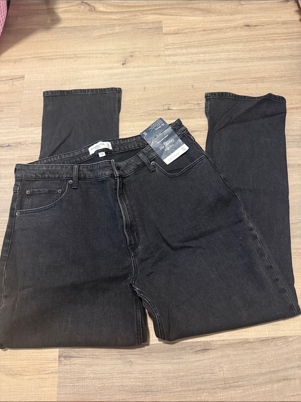 NEW Abercrombie Curve Love Skinny High Rise Jean w/ Ankle Slit